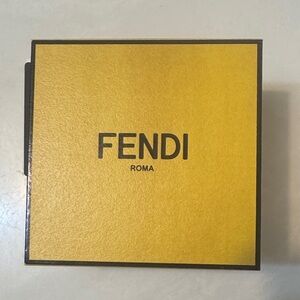 Fendi Gold earrings hoop